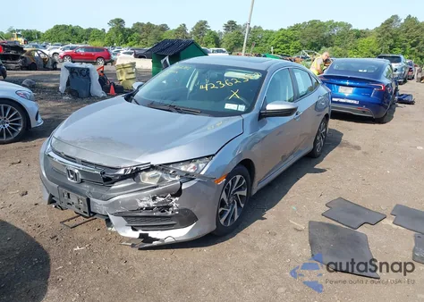 2017 Honda Civic Ex from USA, damaged, VIN 2HGFC2F72HH520517
